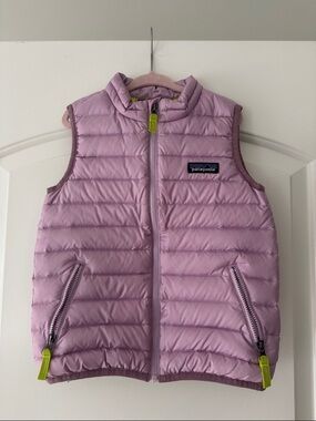 Patagonia Lilac Quilted Girls' Packable Vest